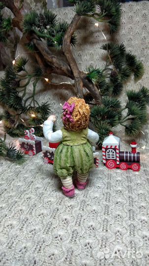 Ватные елочные игрушки