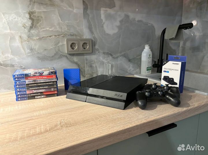 Sony playstation 4 Fat PS4 500 игр + доставка