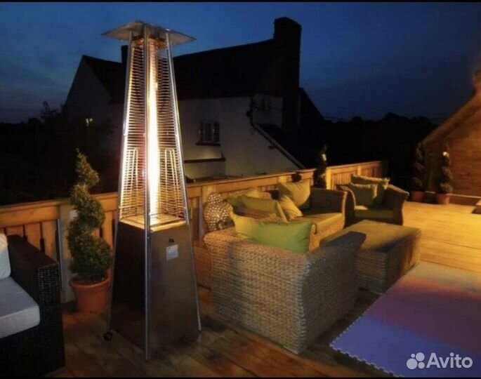 Уличный обогреватель пирамида газовый