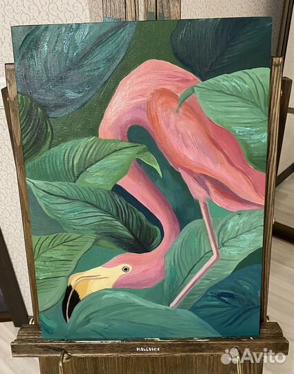 Картина Фламинго
