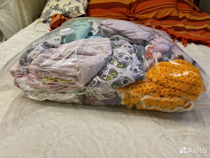 Вещи пакетом от 6 месяцев до 1 года на девочку