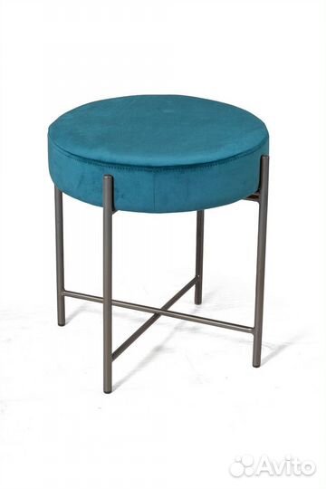 Пуф Dustin, основание антрацит, бархат 87