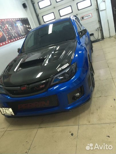 Subaru Impreza установка линз 3 дюйма в птф