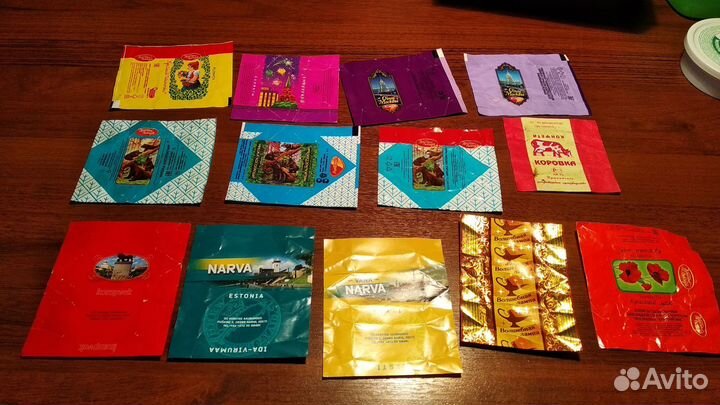 Фантики от конфет и обертки от шоколада