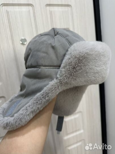 Шапка ушанка под кролика
