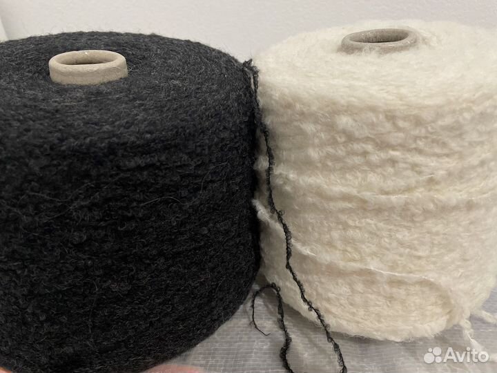 Пряжа Италия букле/бэби альпака/кашемир