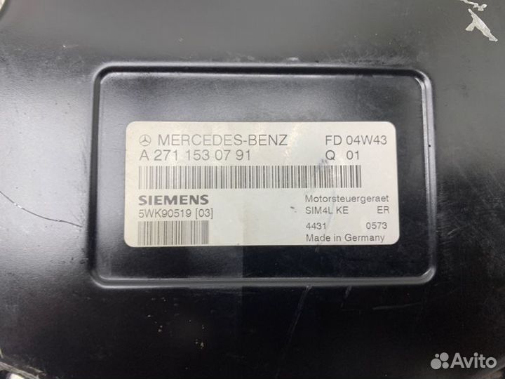 Блок управления двигателем Mercedes C-Class W203