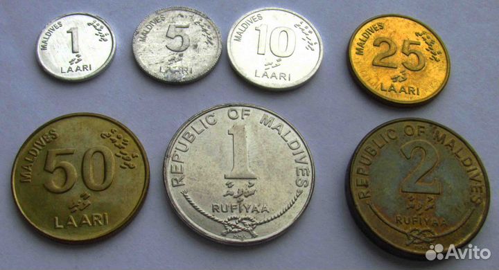 Монеты Мальдив. Обмен
