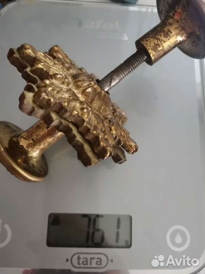 Ручки, Крючки старинные латунь бронза