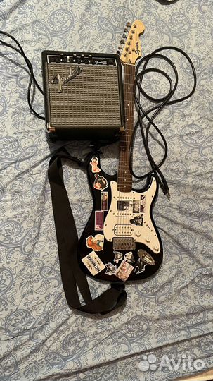 Электро гитара с комбиком, Fender