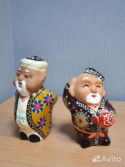 Фигурки расписные из глины