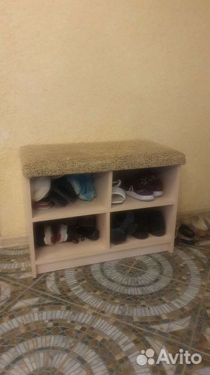 Подставка для обуви, банкетка в прихожую