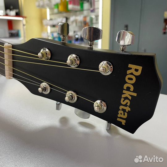 Аккустическая гитара Rockstar rs-38 bk (Р)