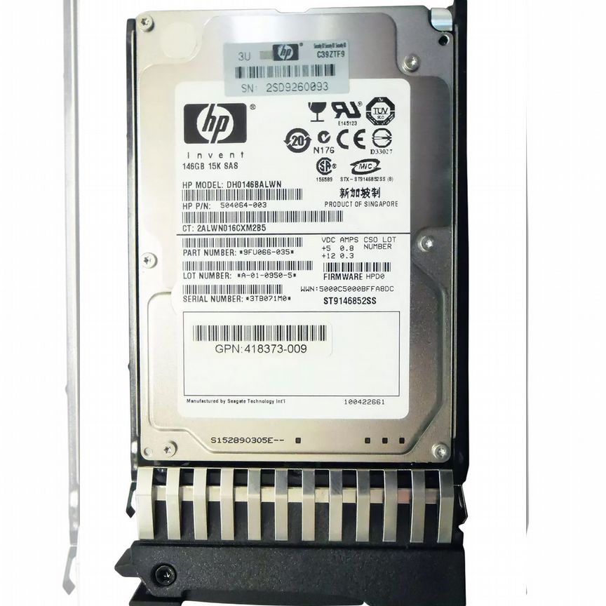 [DH0146BALWN] Жесткий Диск Hp 146gb Sas 2,5" Hdd Dh0146balwn