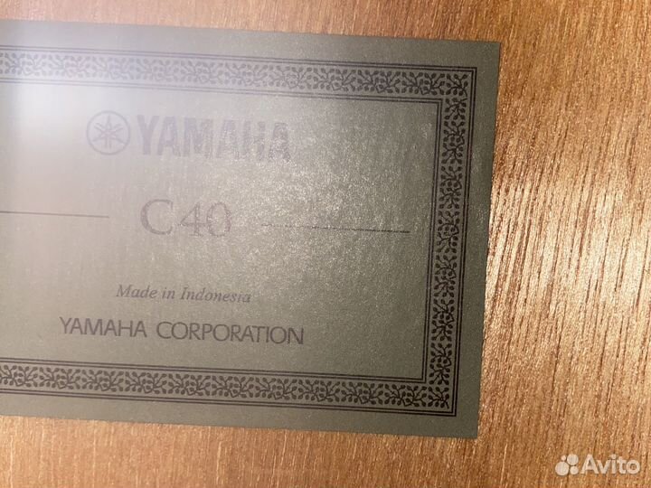 Гитара yamaha c40