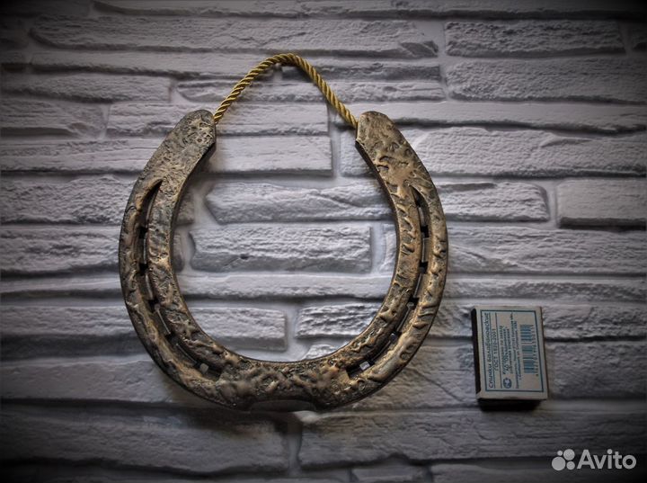 Подкова брутальная огромная от тяжеловоза оберег