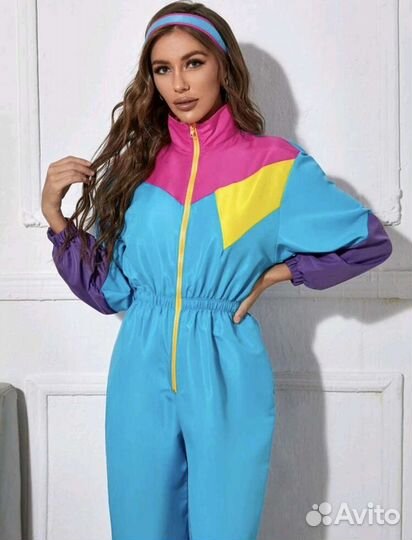 Комбинезон женский и мужской костюм в стиле 90-х