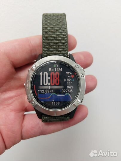 Часы Garmin Fenix 6 silver