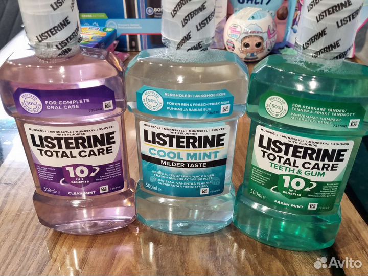 Listerine ополаскиватель для рта 500мл Финляндия