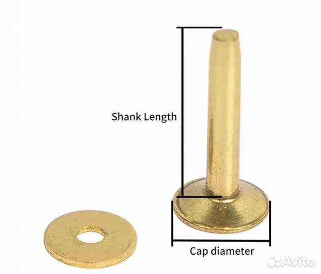 Заклепки латунь