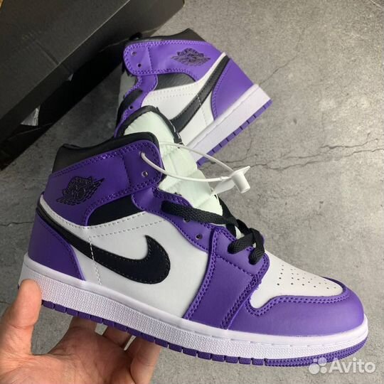 Кроссовки Nike Air Jordan 1 Court Purple (36-45)