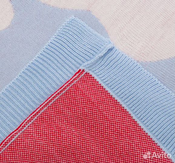 Плед вязаный 90х90