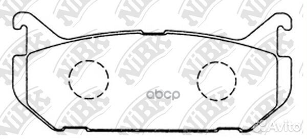 Колодки тормозные дисковые задн. MZ 626/Coupe 9