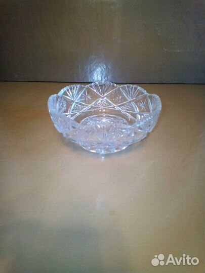 Хрустальная конфетница СССР