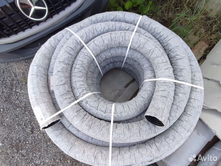 Труба дренажная 110 мм, 50 м., усиленная, nashorn