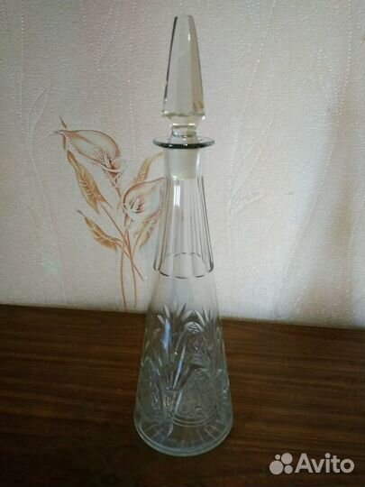 Графин/штоф хрустальный