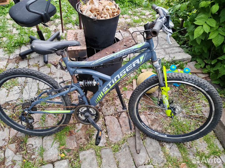 Велосипед подростковый 24 дюйма бу