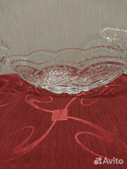 Хрусталь конфетница салатница