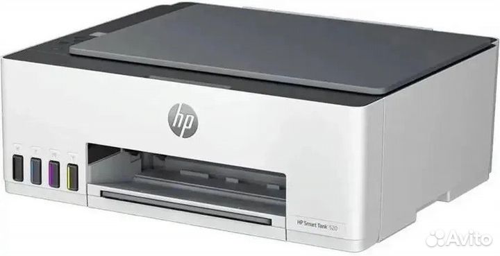 Мфу струйный HP SMART Tank 520, белый