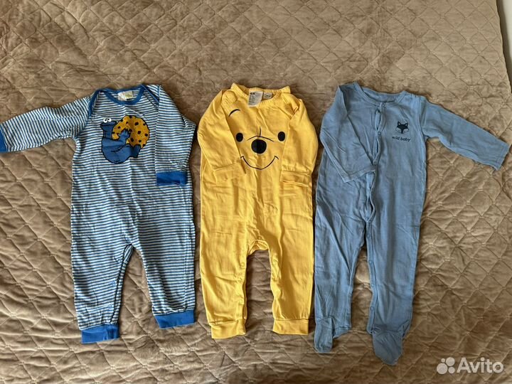 Слипы и боди пакетом 68 74