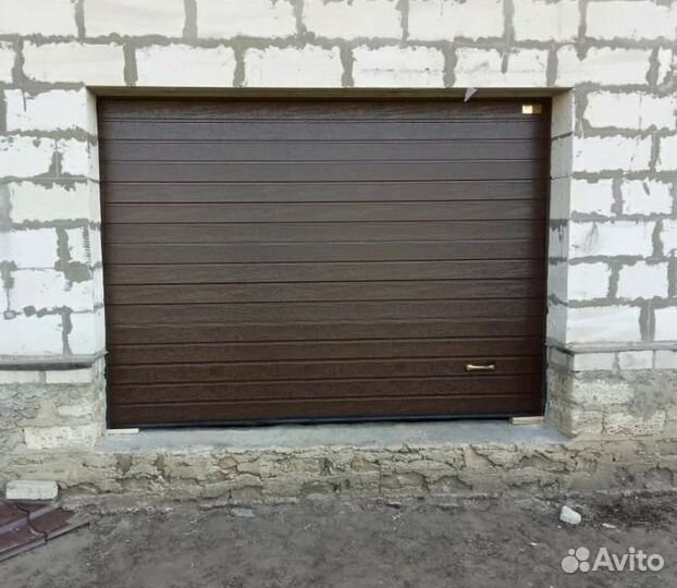 Секционные гаражные ворота - Большое Болдино