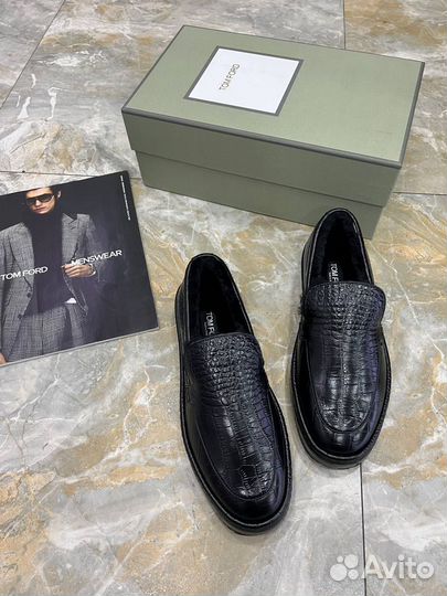 Лоферы мужские зимние Tom ford