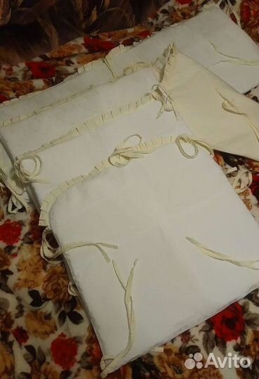 Комплект балдахин и бортики в кроватку