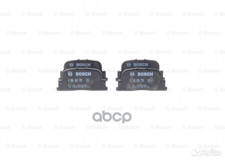 Колодки тормозные дисковые зад 0986424730 B