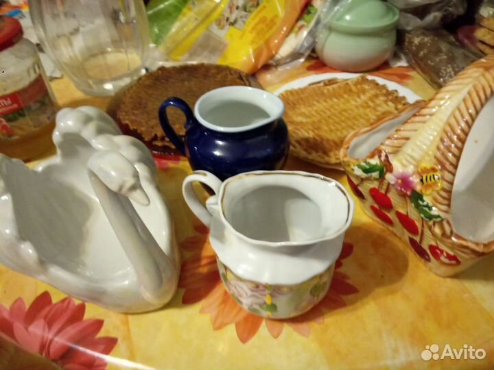 Конфетницы молочники рюмки бокалы стопки