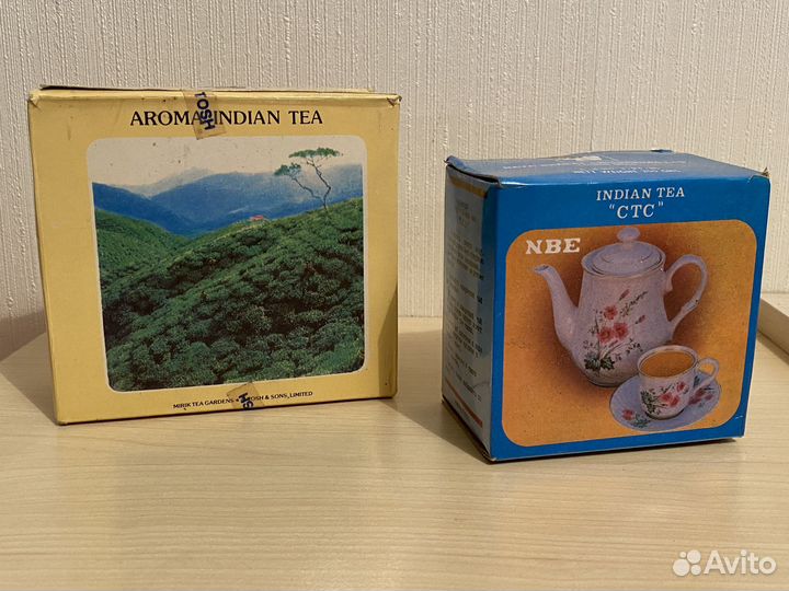2 пачки индийского чая по 250 гр СССР в коллекцию