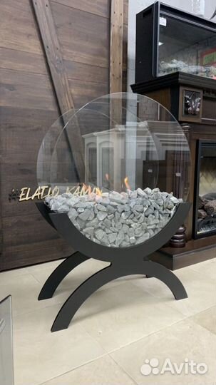 Биокамин напольный большой. 900мм высота