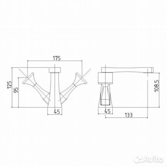 Смеситель для раковины Migliore Opera 24595 золото