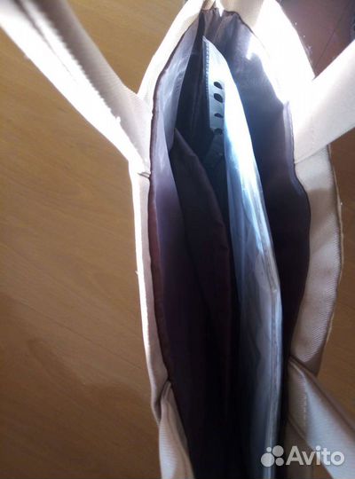 Cумка ручная работа с вязаной вставкой