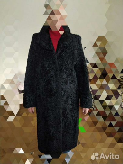 Продам шубу - натуральный каракуль, теплая