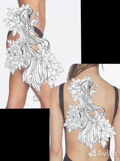 Модель на тату
