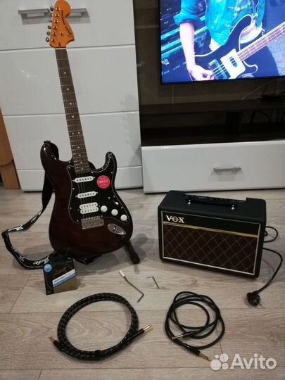 Комплект Squier Stratocaster+ см. описание
