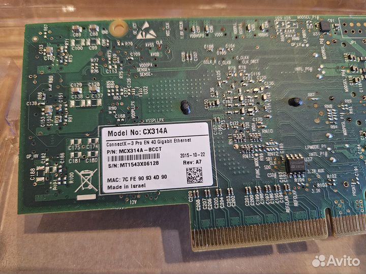Сетевая карта Mellanox ConnectX3-Pro CX314A 40GbE