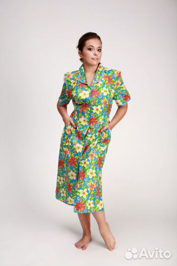 Халат бязь пуговица