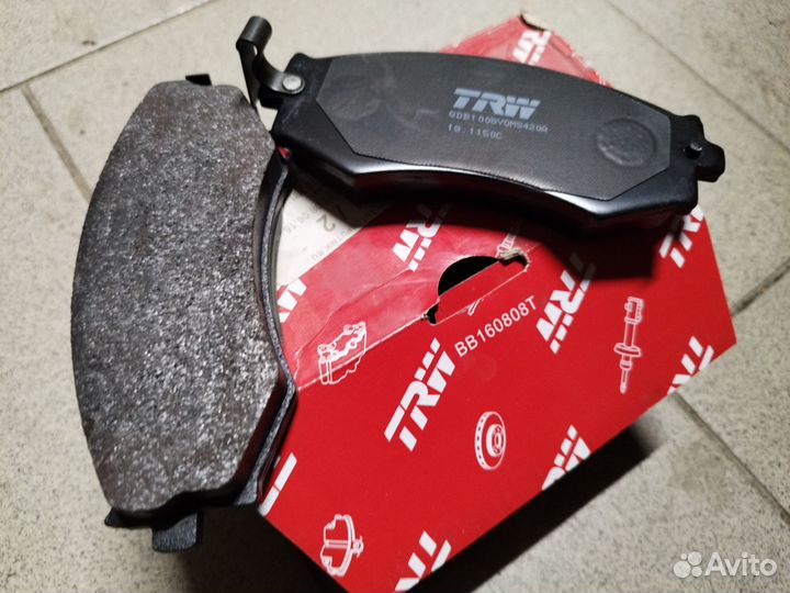 Колодки тормозные перед nissan 200 SX III/Primera