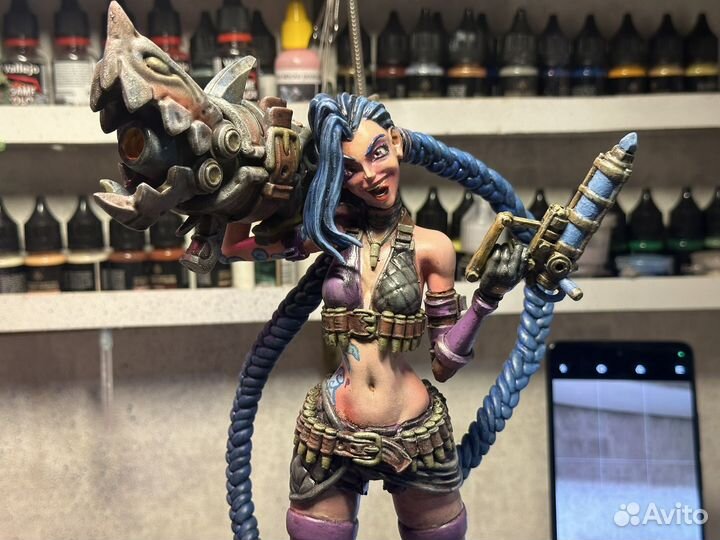 3 D модель Jinx (Аркейн) ручная работа